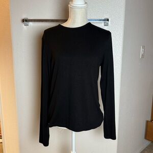 Banana Republic Classic Black Long Sleeve Top